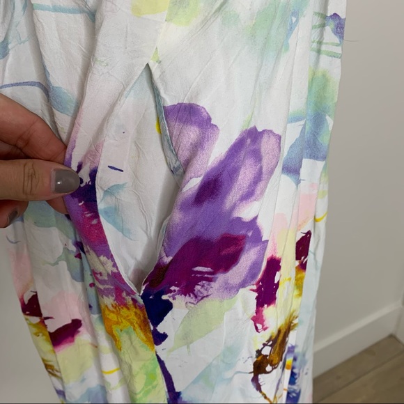 Jams World MIDI Floral Print Tank Dress Small - Picture 7 of 11